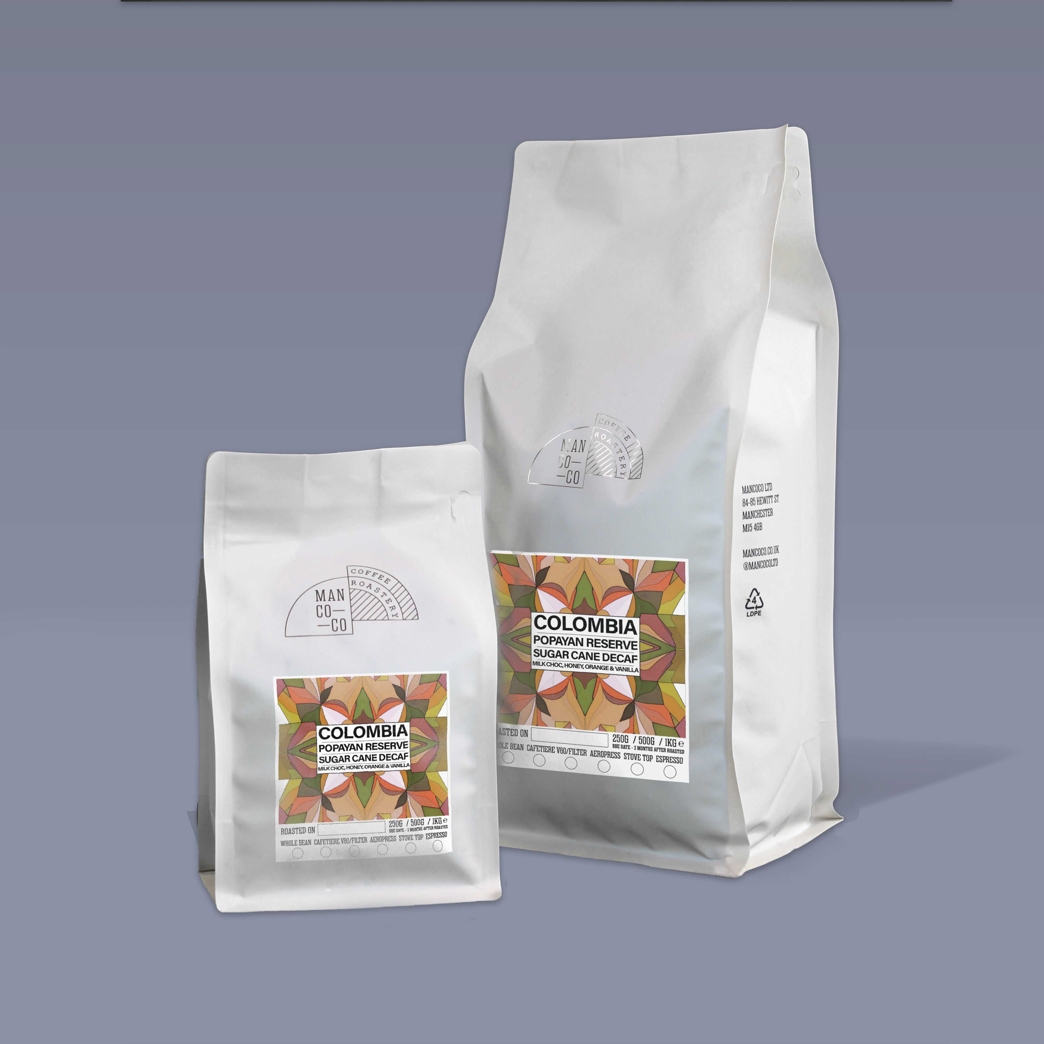 Photo of Colombia - Popayan Reserve Sugar Cane Decaffeinated