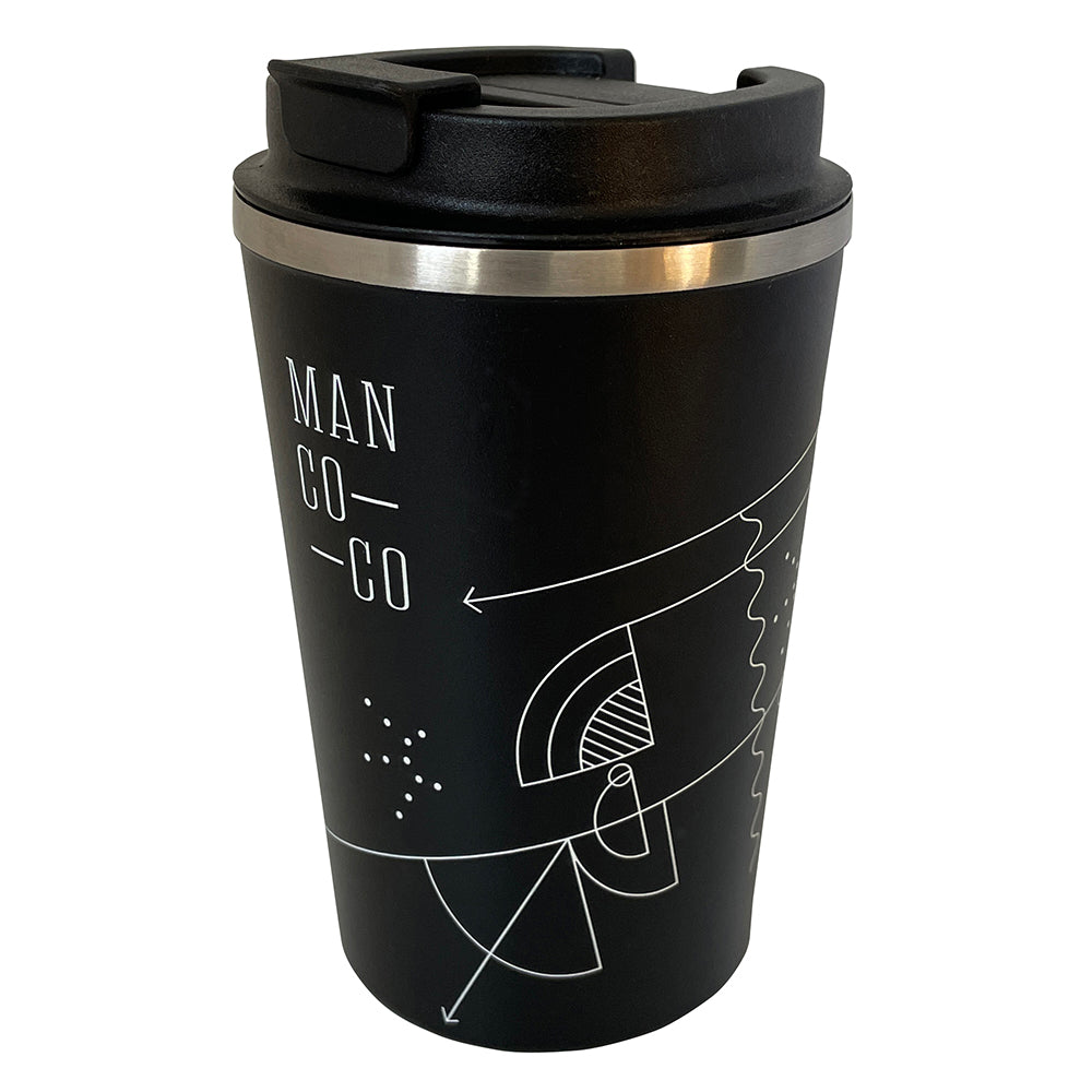 ManCoCo Black 12oz Reusable Insulated Cup – ManCoCo Limited