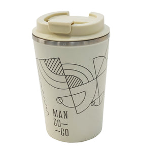 ManCoCo Cream 12oz Reusable Insulated Cup