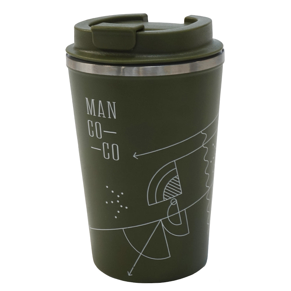 ManCoCo Green 12oz Reusable Insulated Cup